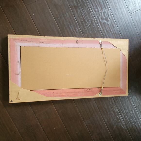 Vintage Sir Roger de Trumpington Brass Rubbing Art in Ornate Gold Frame 31x19 - Picture 8 of 16